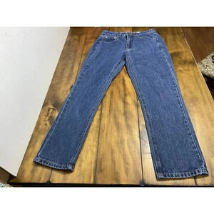 Shaka Wear Jeans Mens Blue Raw Denim Designers 30x30 Jeans Cotton Stonewash